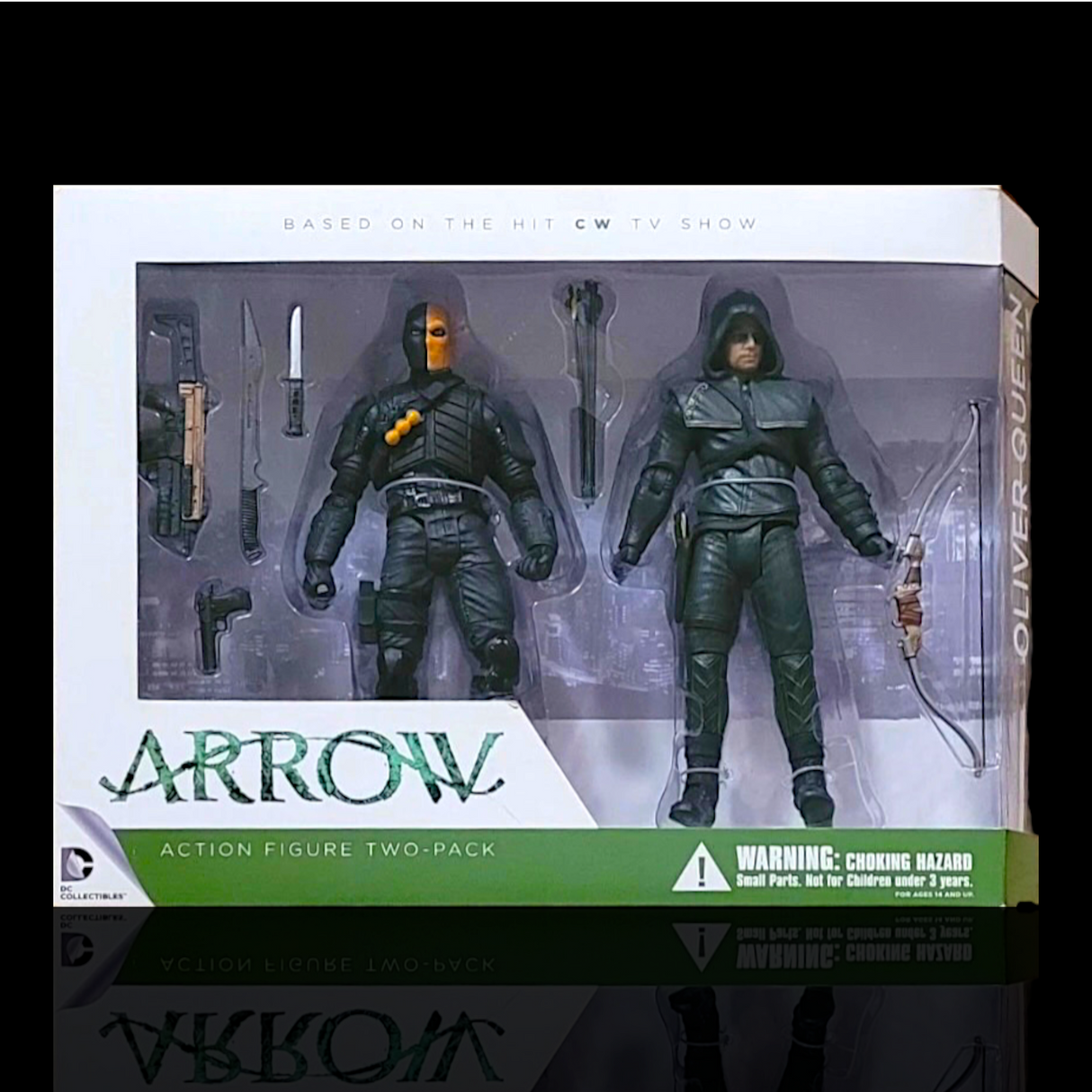 Arrow Oliver Queen & Deathstroke (DC Collectibles) Two-Pack Figure Display Case