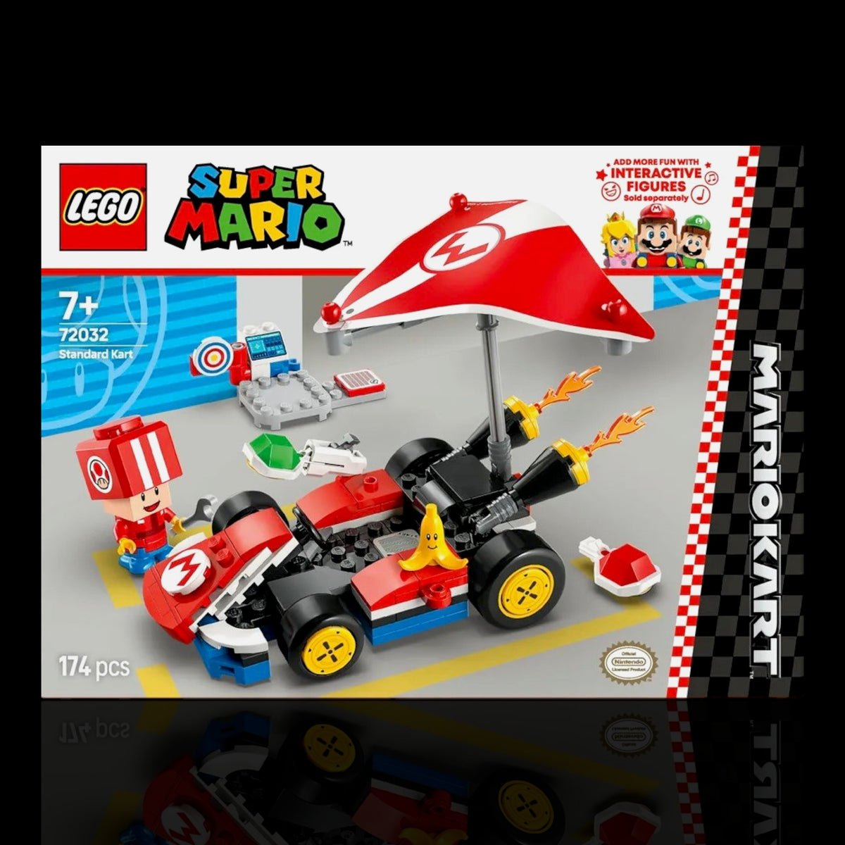 LEGO Super Mario Standard Kart (72032) Display Case