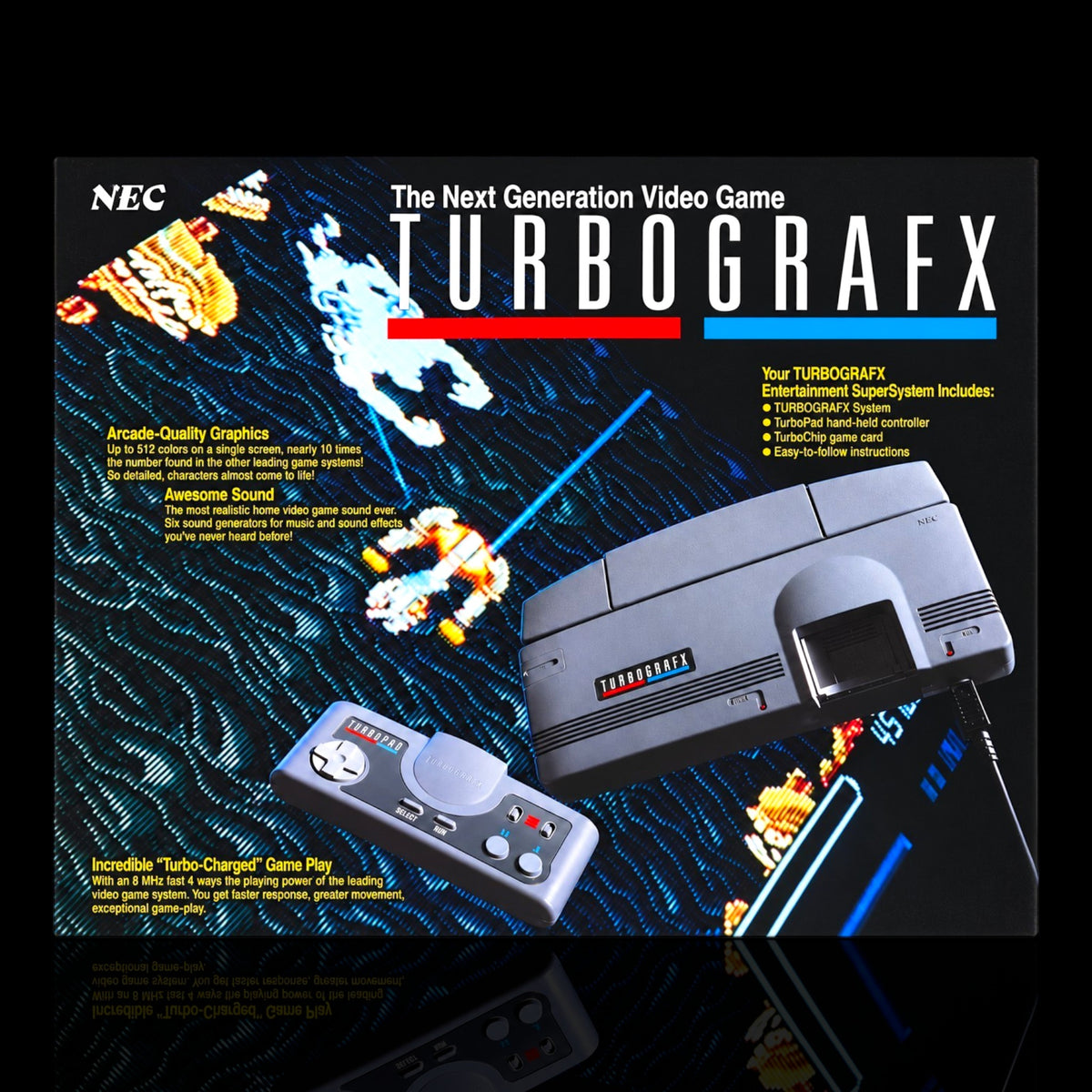NEC TurboGrafx-16 Console (PAL) Display Case
