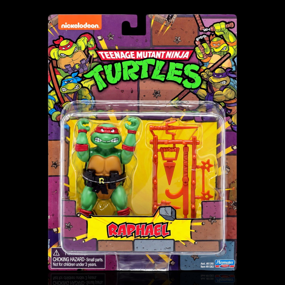 Teenage Mutant Ninja Turtles Retro Rotocast Figure Display Case