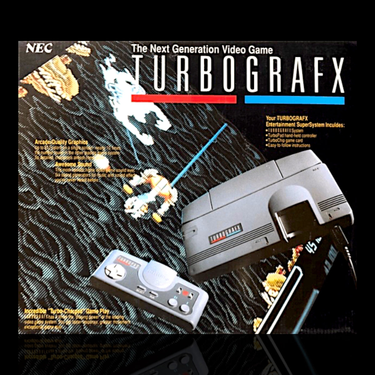 NEC TurboGrafx-16 Console (PAL) Display Case