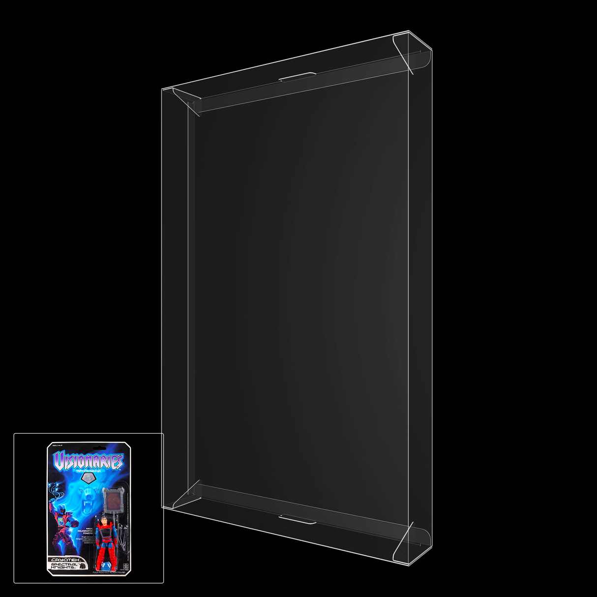 Visionaries Knights Of The Magical Light Figure Display Case