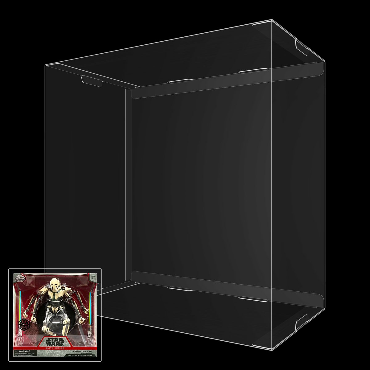 Star Wars Elite Series General Grievous Figure Display Case