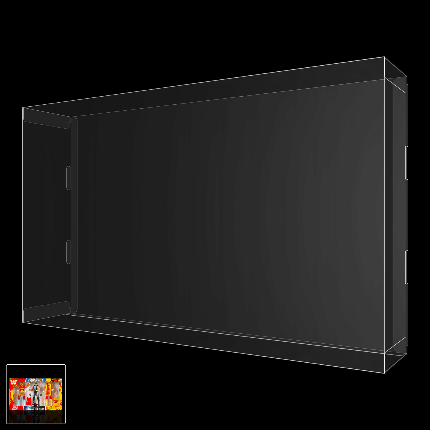 WWE Elite Collection Hulk Hogan 3-Pack Figure Display Case