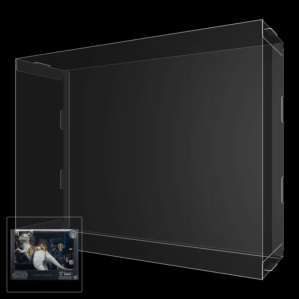 Star Wars The Black Series Han Solo And Tauntaun Figure Display Case