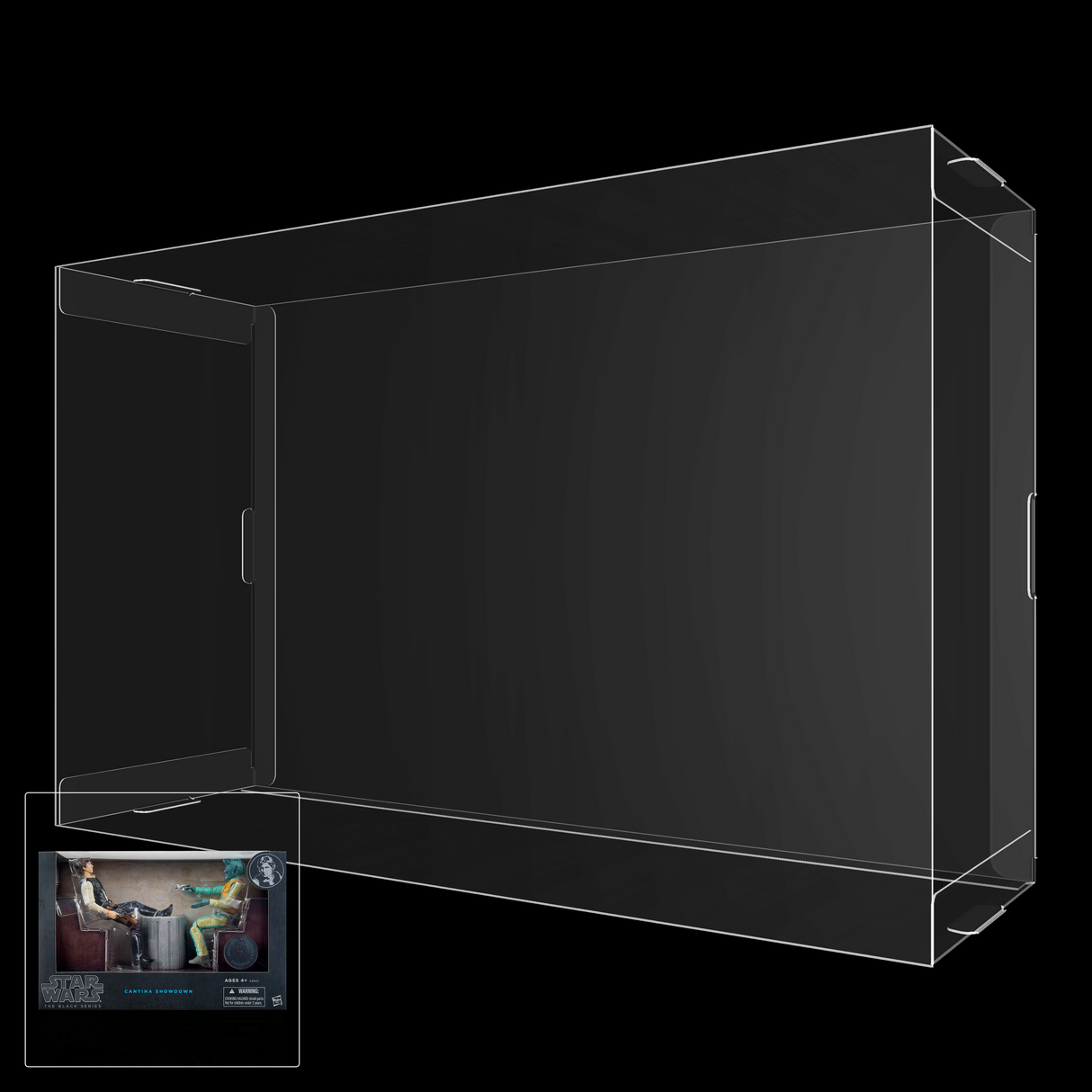 Star Wars The Black Series Cantina Showdown Figure Display Case