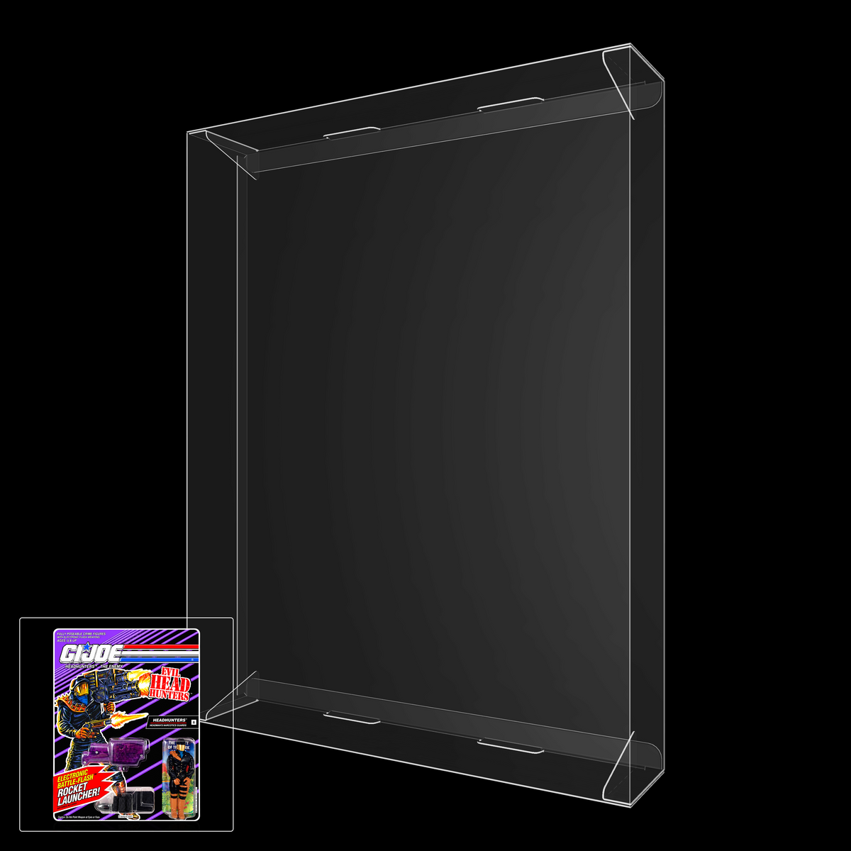 G.I. Joe Evil Head Hunters Figure Display Case