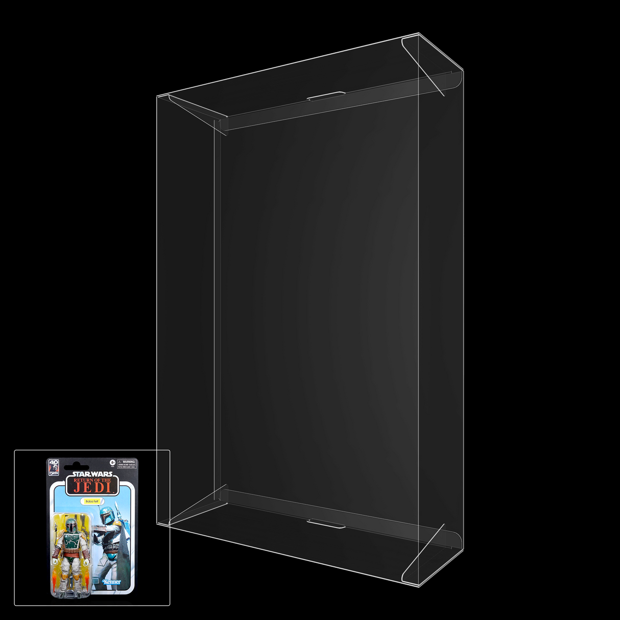 Star Wars Return Of The Jedi 40th Anniversary Boba Fett Figure Display Case