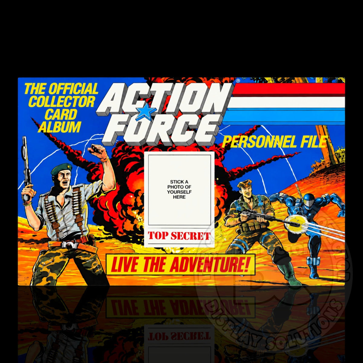 Action Force The Official Collector Card Album Display Case