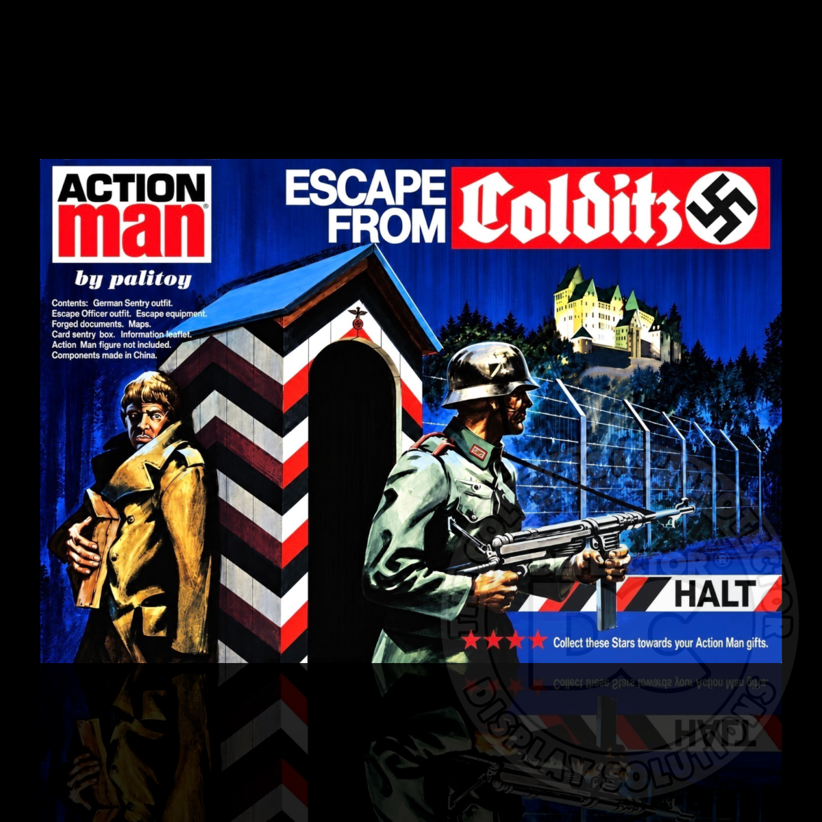 Action Man Escape From Colditz Display Case