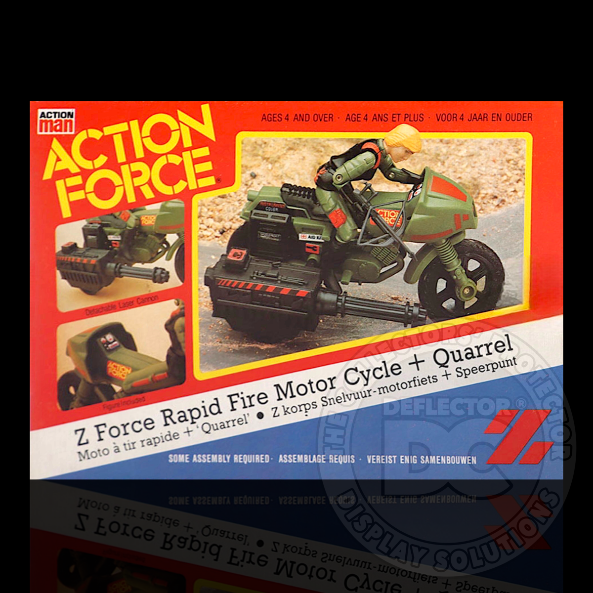 Action Man Action Force Z Force Rapid Fire Motorcycle &