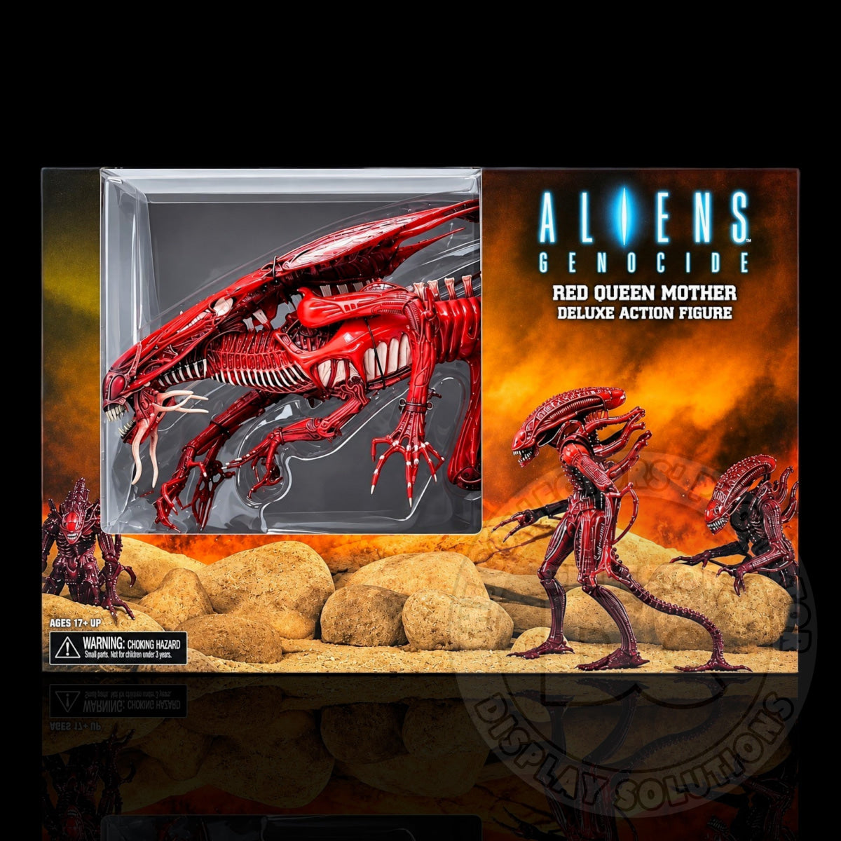 Aliens Genocide Red Queen Mother Deluxe Figure Display Case