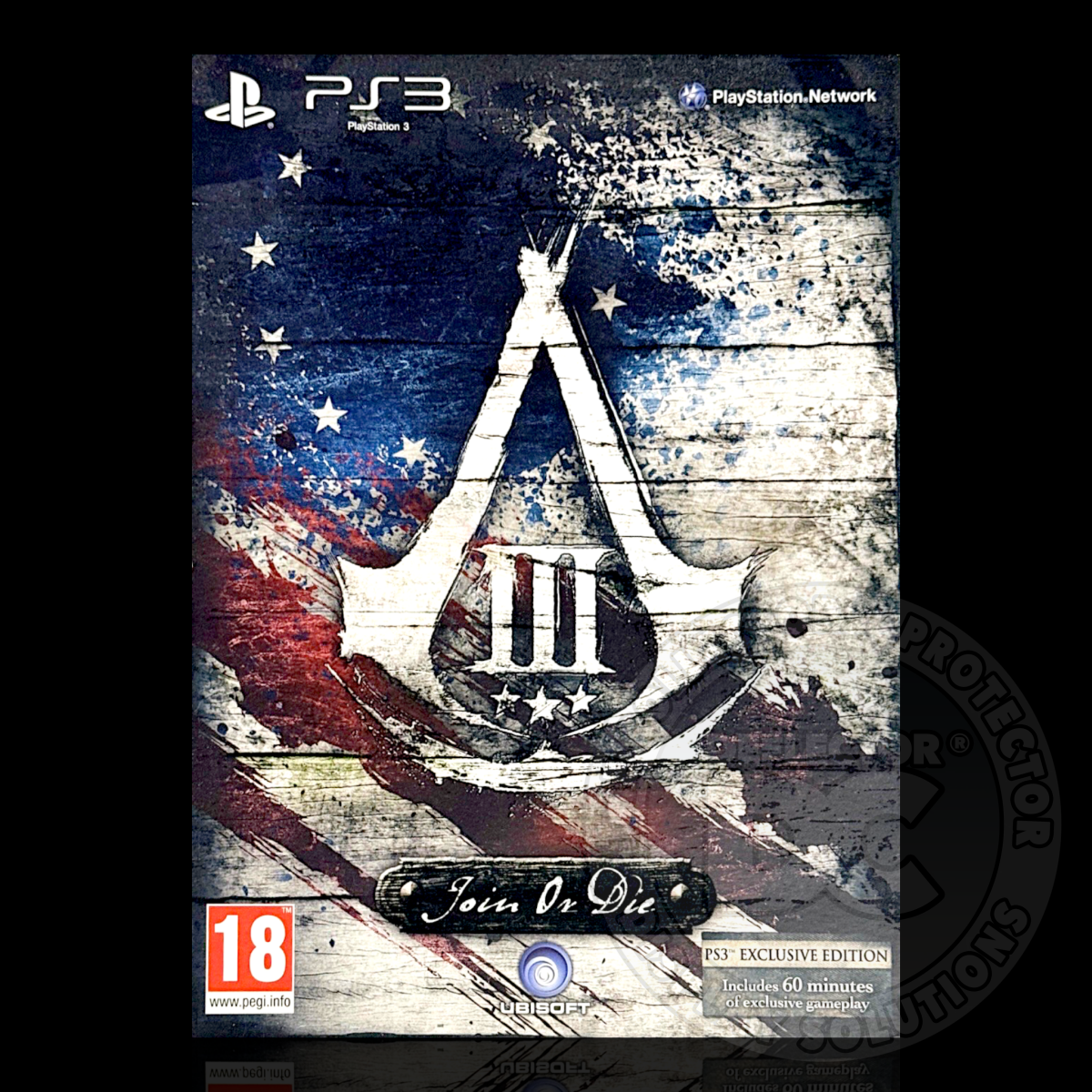 Assassins Creed III Join or Die Edition (PS3) Display Case