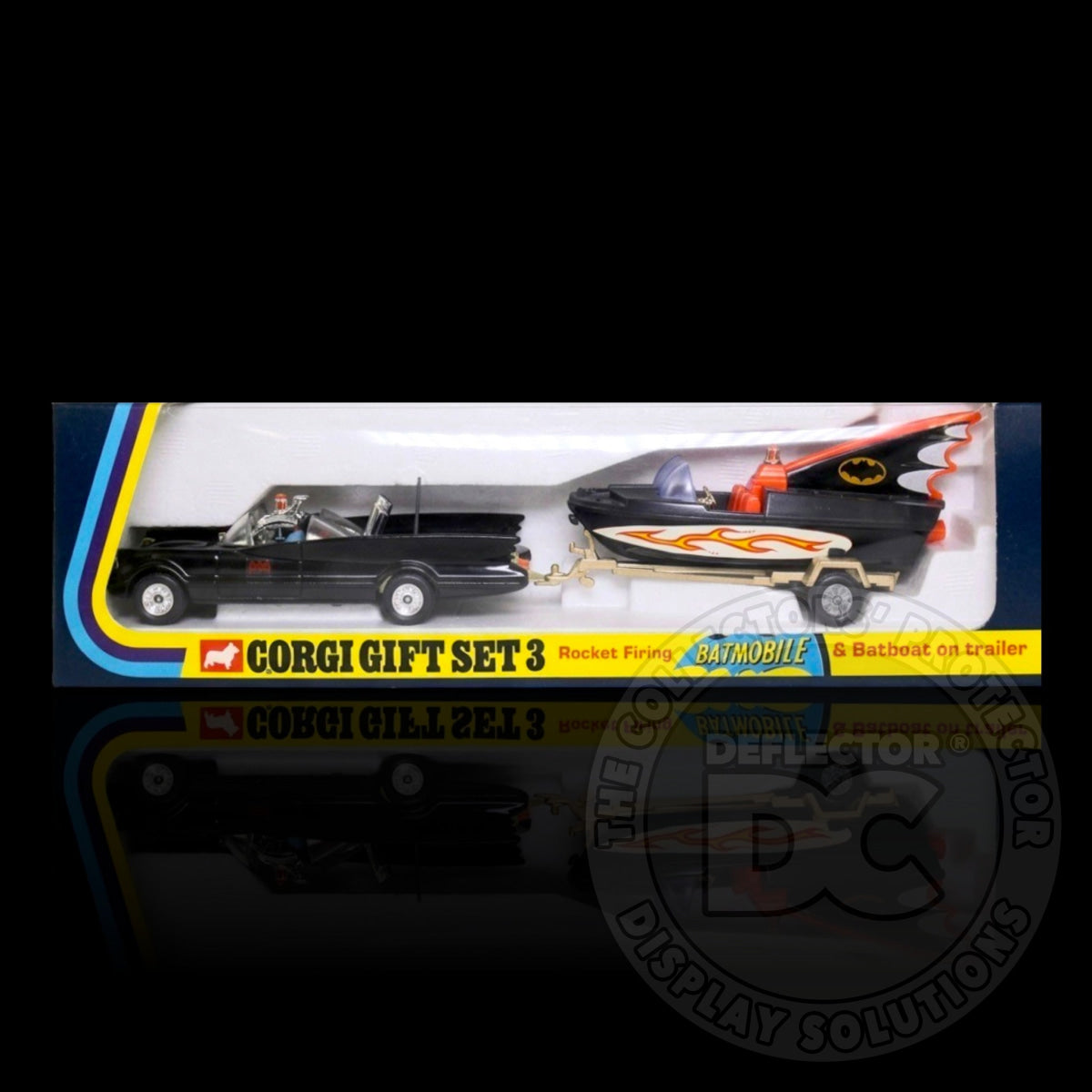 Batman Gift Set 3 Rocket Firing Batmobile & Batboat on