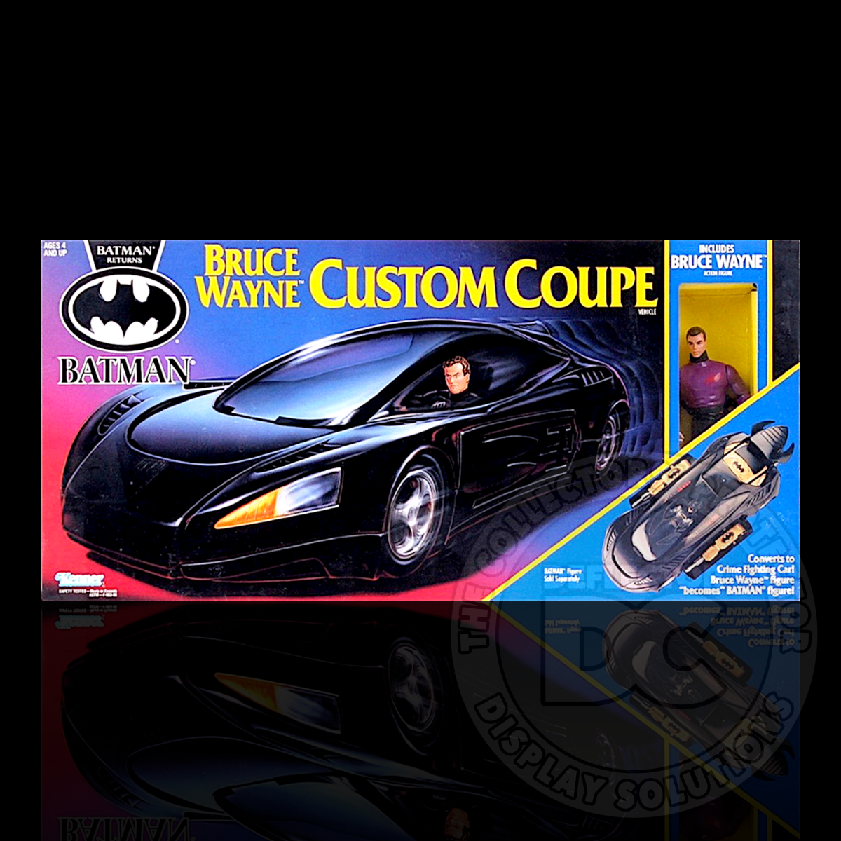 Batman Returns Bruce Wayne Custom Coupe Display Case
