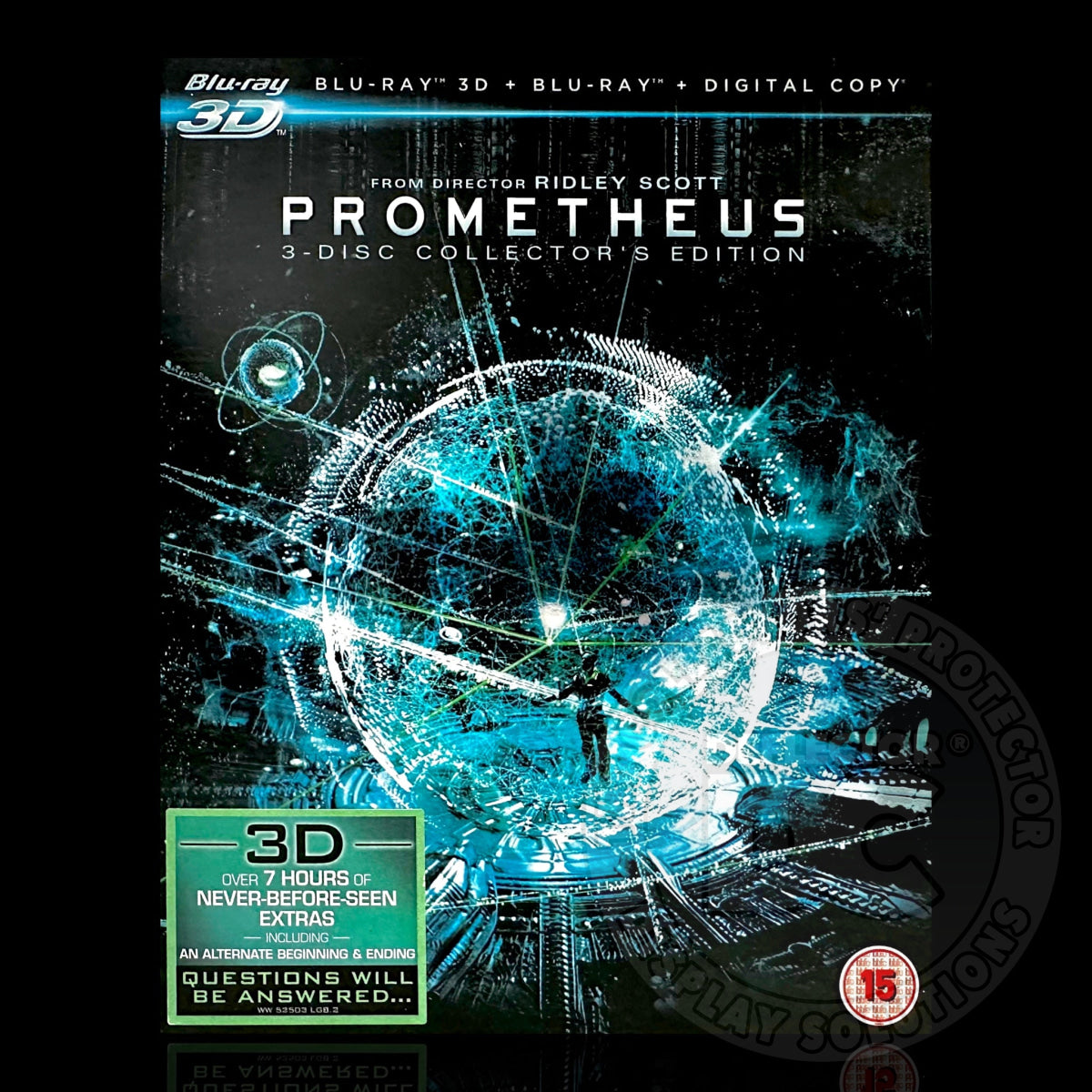Blu-ray Disc Case With Slipcover (14mm) Display Case
