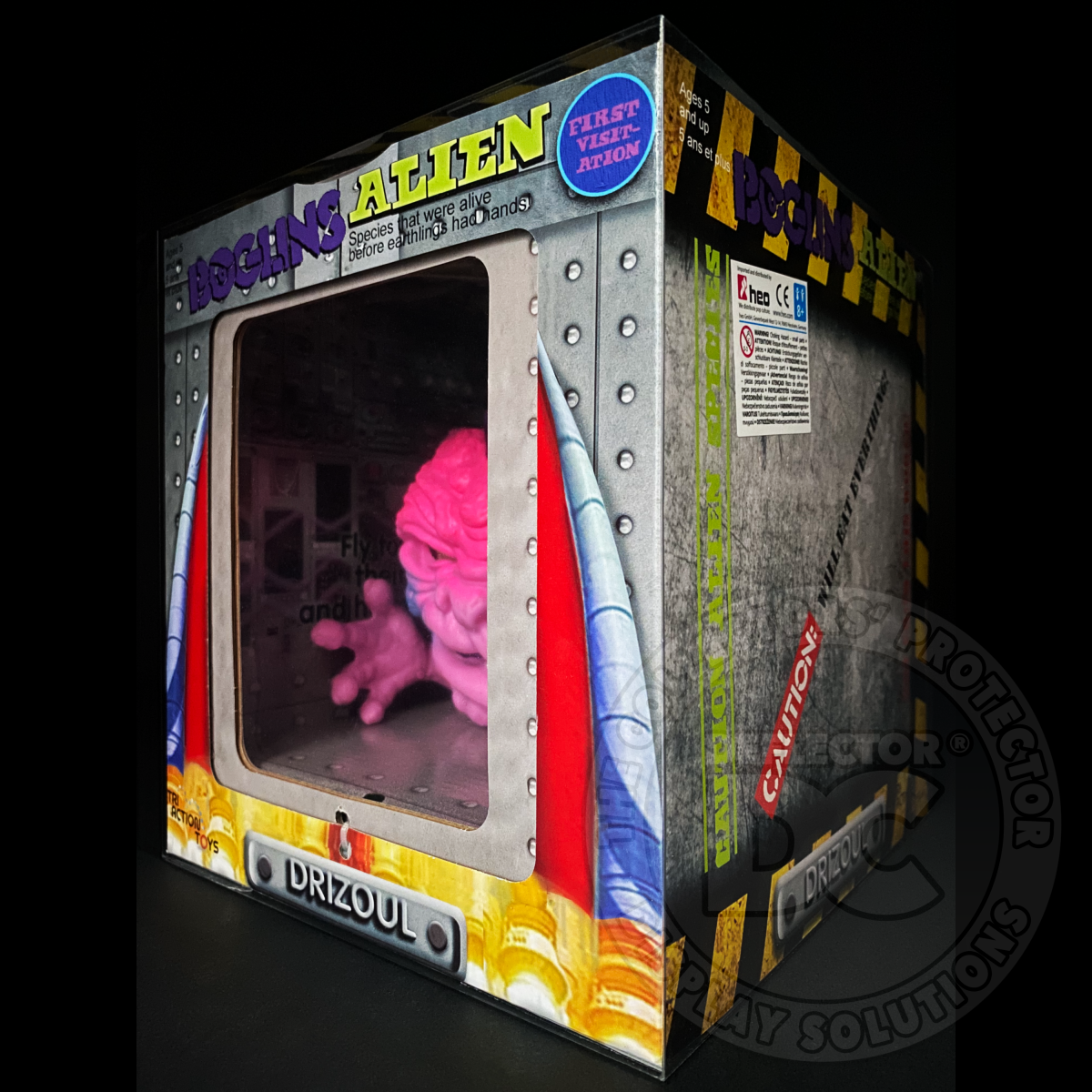 Boglins Alien Hand Puppet Display Case