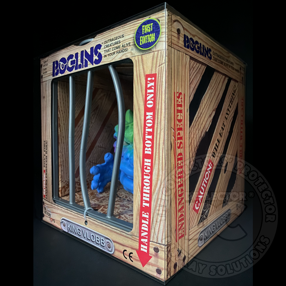 Boglins King Hand Puppet Display Case