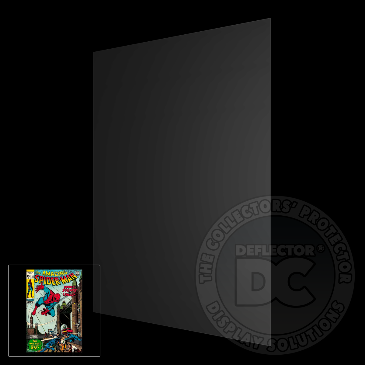 Bronze Age Comic Book Resealable Bag & Clear Backing Board