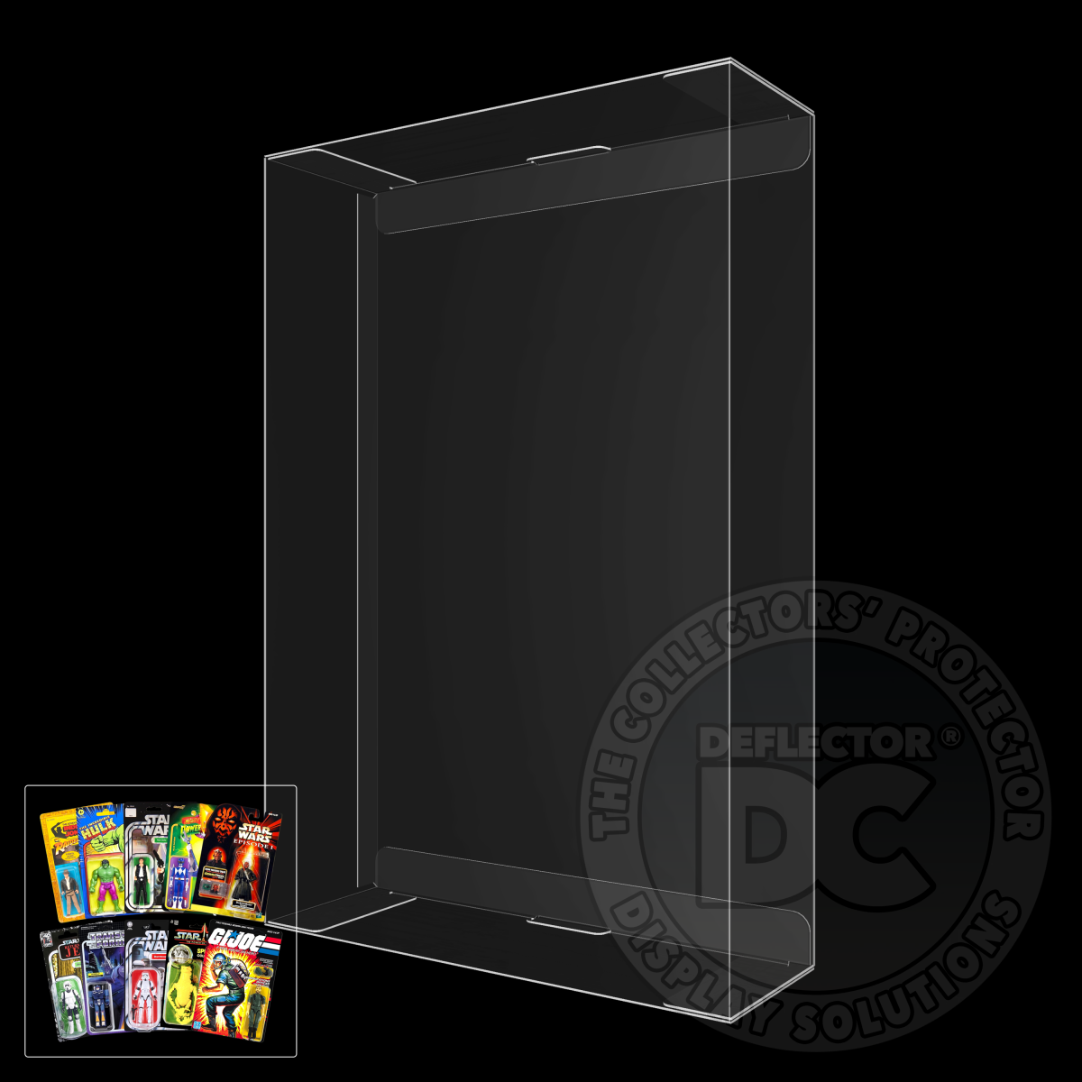 Carded Action Figure Display Case (Large Depth)