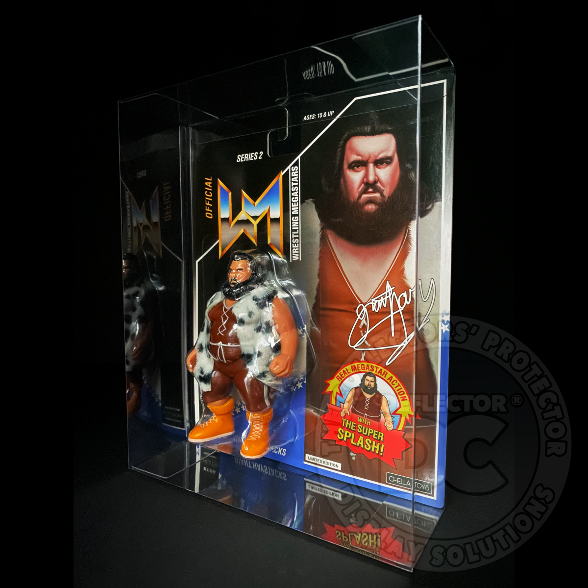 Chella Toys Wrestling Megastars Figure Display Case