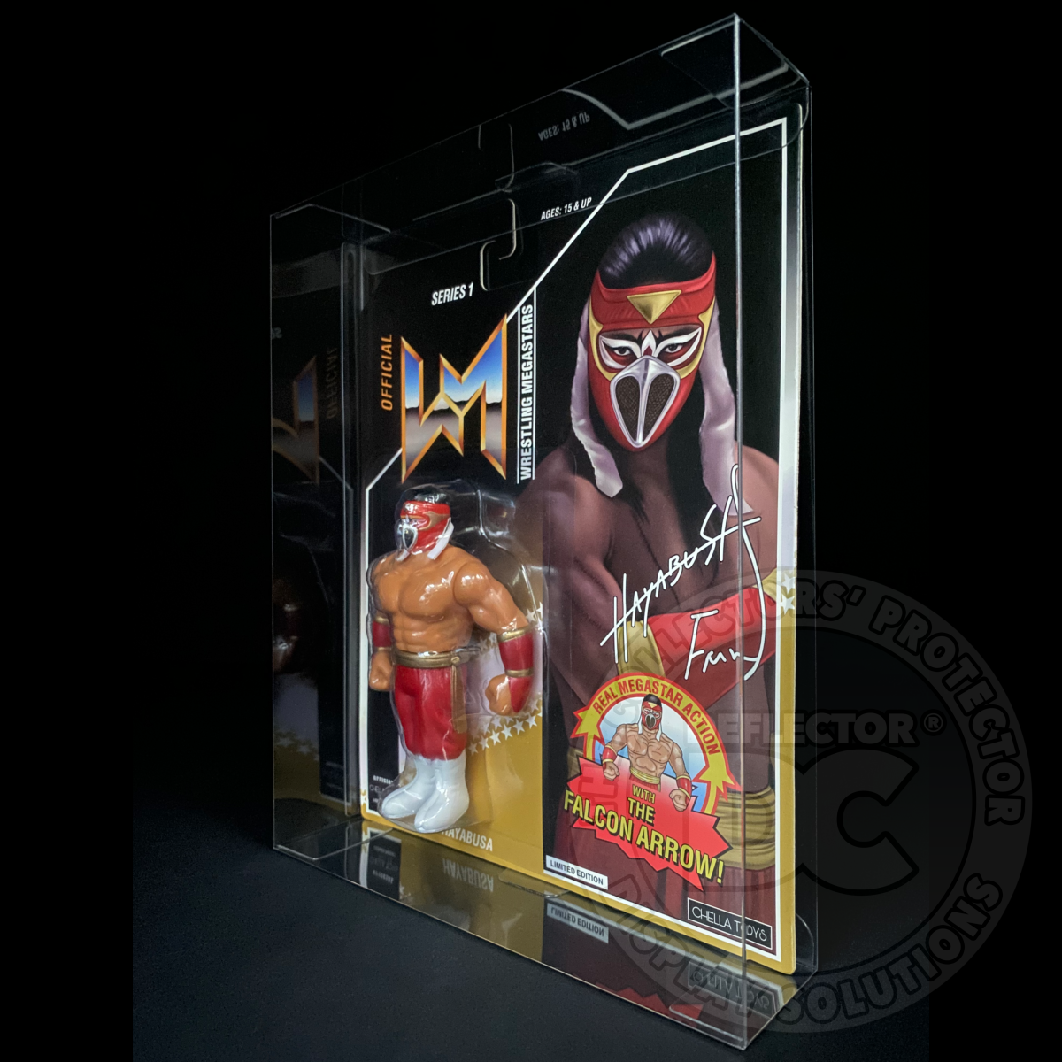 Chella Toys Wrestling Megastars Figure Display Case