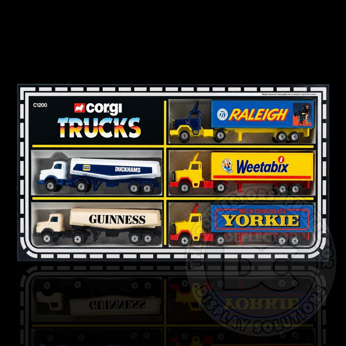 Corgi Trucks 5-Vehicle (C1200) Set Display Case