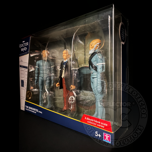 Doctor Who 3 Pack Figure Folding Display Case