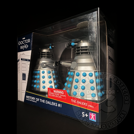 Doctor Who Dalek 2 Pack Figure Folding Display Case