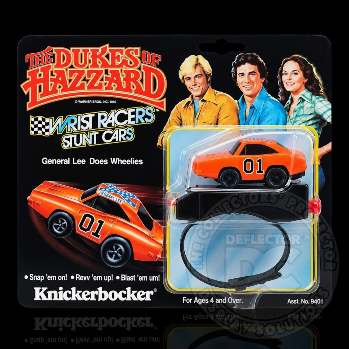 Dukes of Hazzard Wrist Racers Stunt Cars Display Case