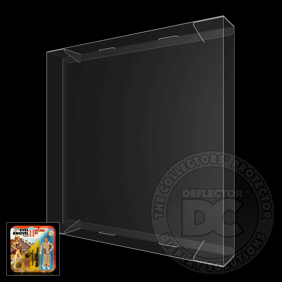 Evel Knievel Explorer Set Figure Display Case