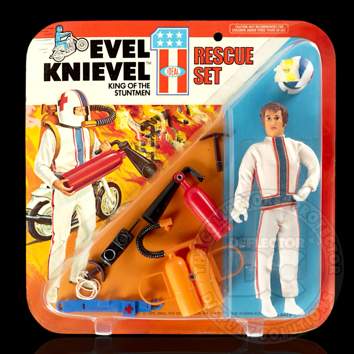 Evel Knievel Rescue Set Figure Display Case