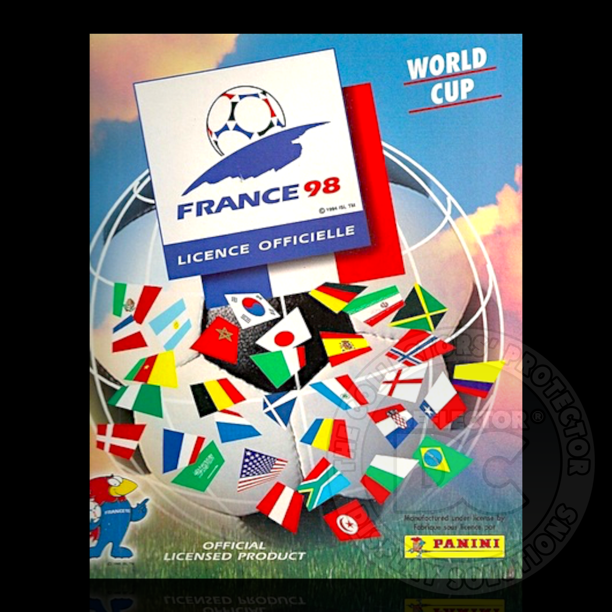 Football World Cup Sticker (Panini) Album Display Case