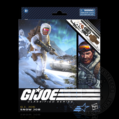 G.I. Joe Classified Series Snow Job Deluxe Figure Display