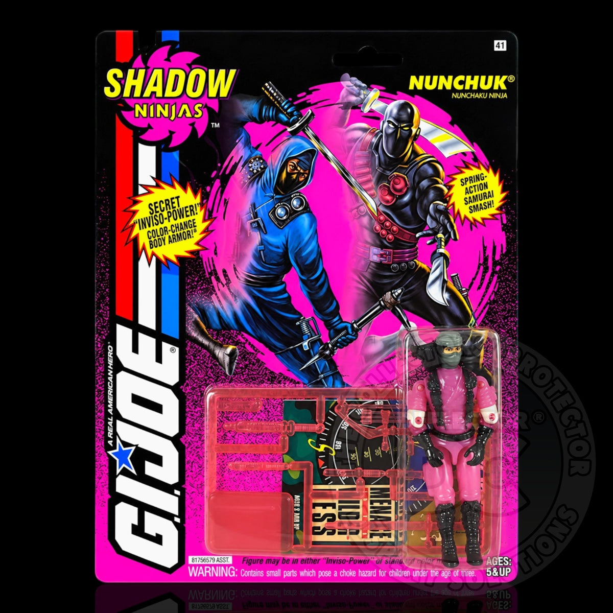 G.I. Joe Shadow Ninjas Figure Display Case
