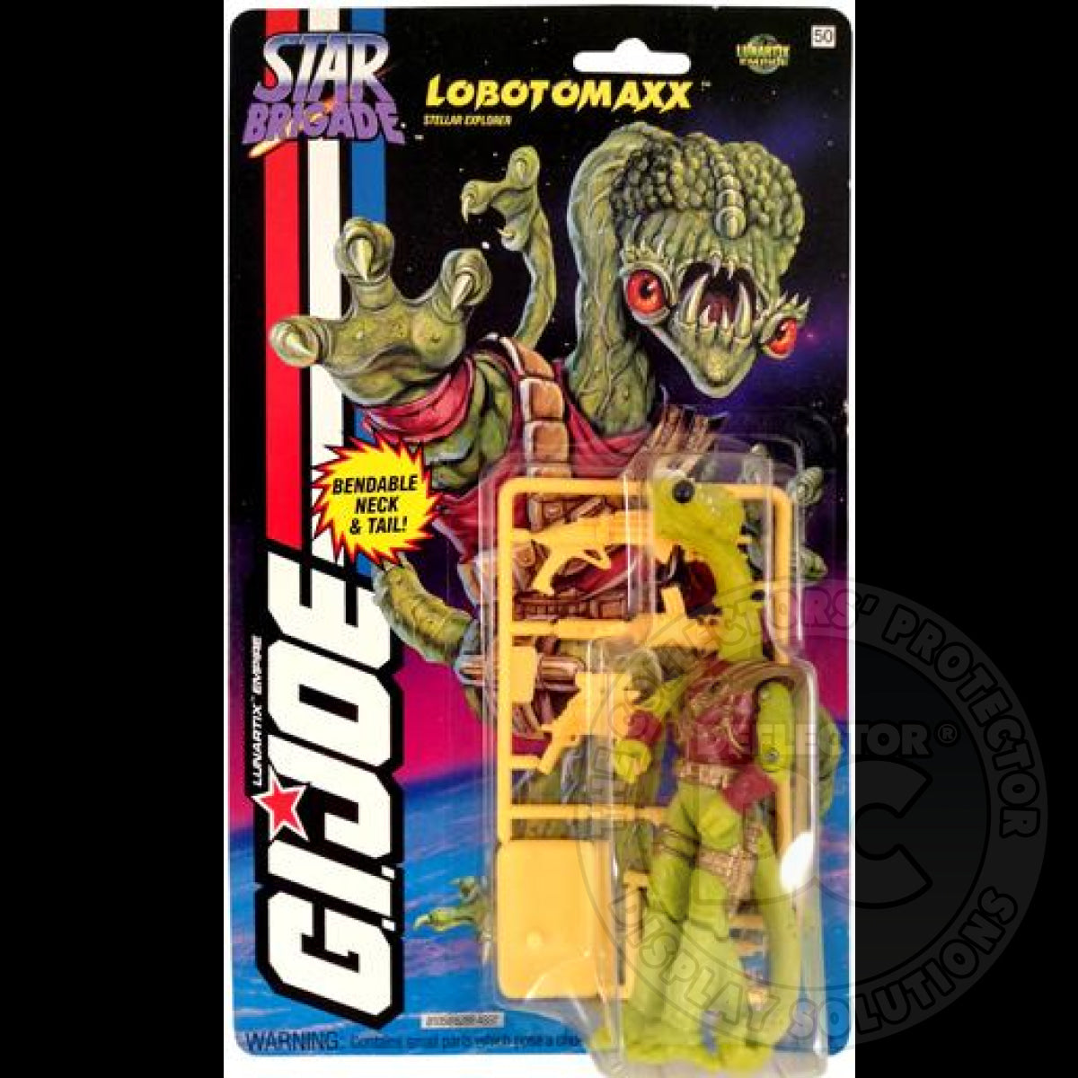 G.I. Joe Tall (USA) Figure Folding Display Case