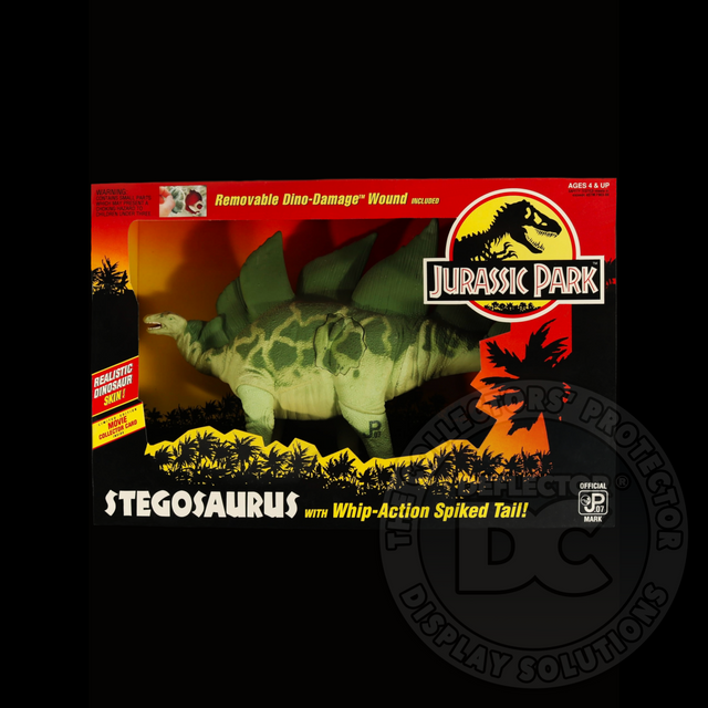 Jurassic Park Stegosaurus Figure Display Case