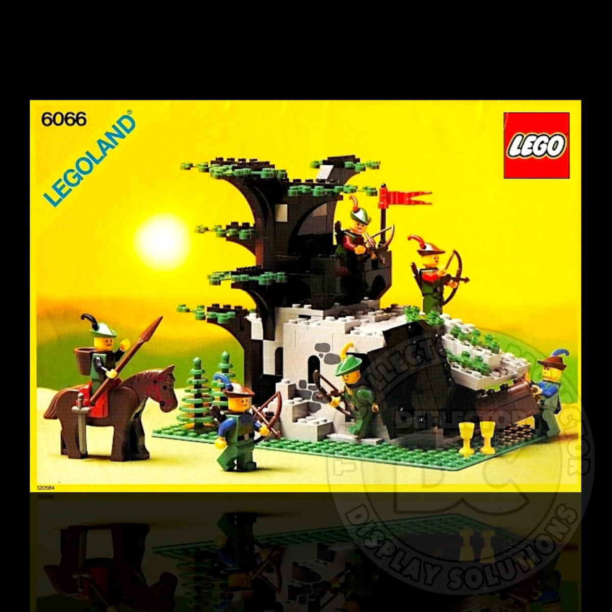 LEGO Camouflaged Outpost (6066) Display Case