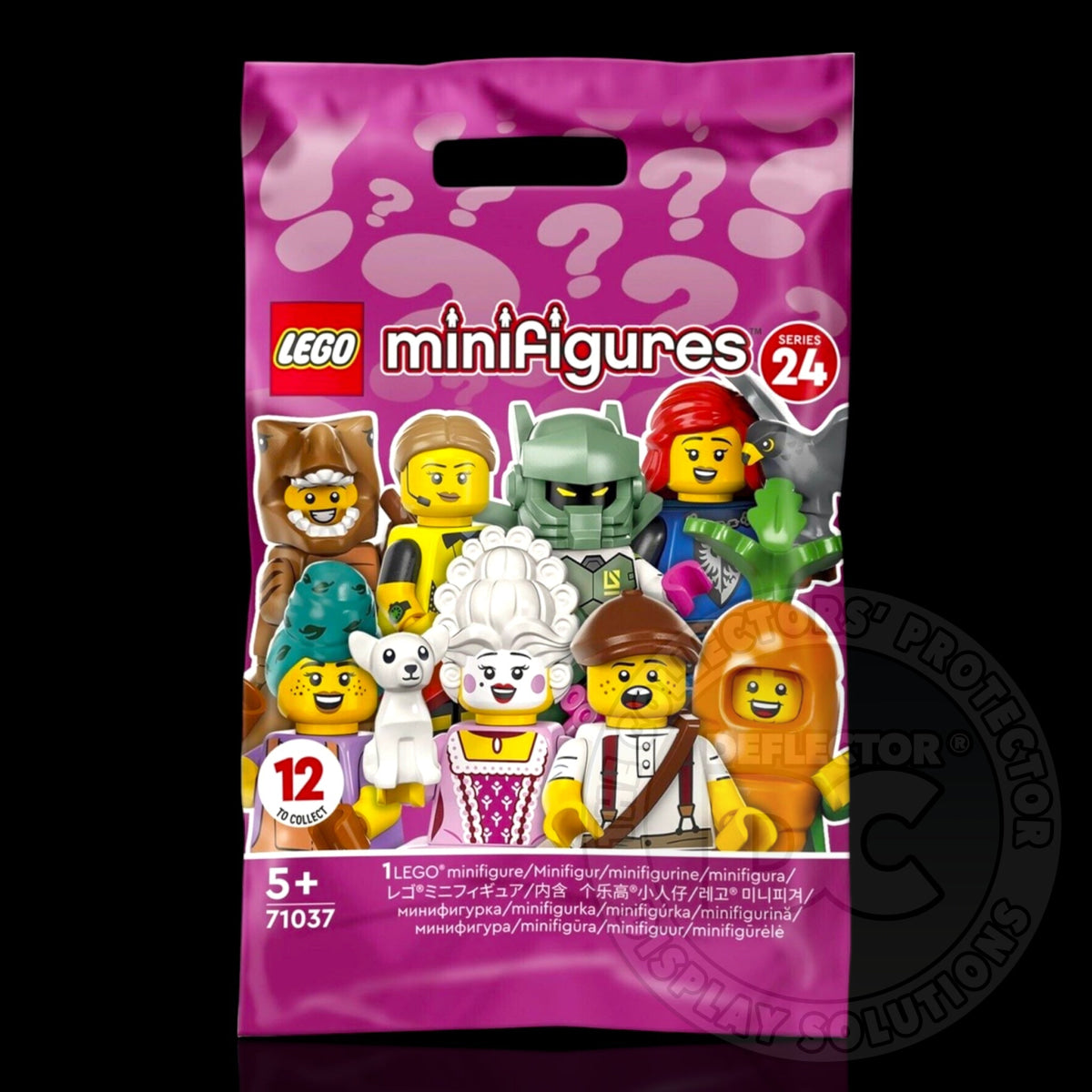 LEGO Minifigures (Series 19-24) Blind Bag Display Case