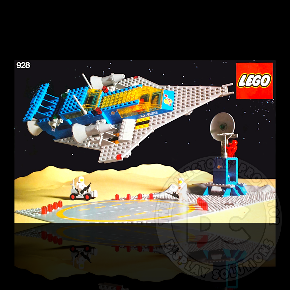 Lego Space Galaxy Explorer (928) Display Case