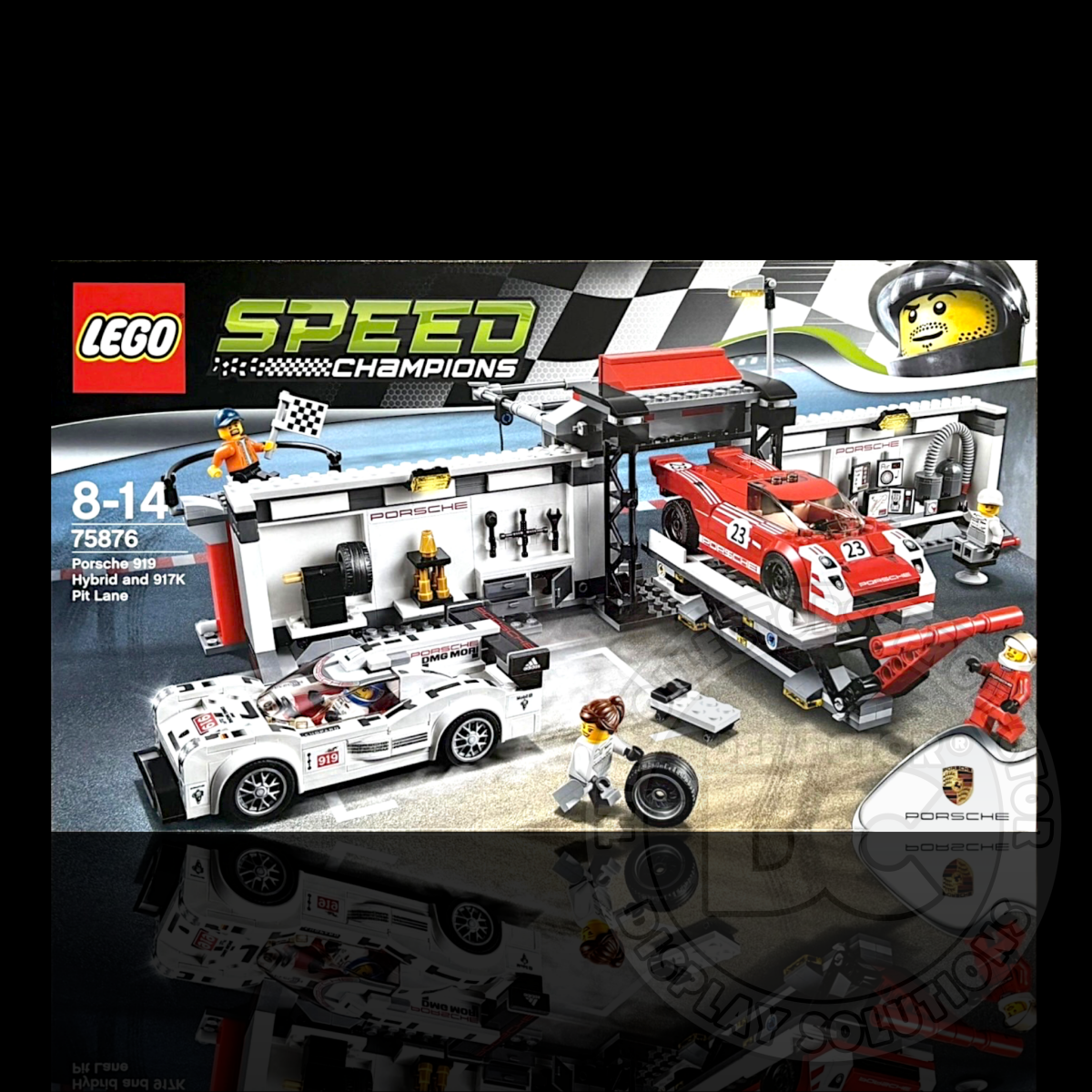 LEGO Speed Champions Porsche 919 Hybrid and 917K Pit Lane