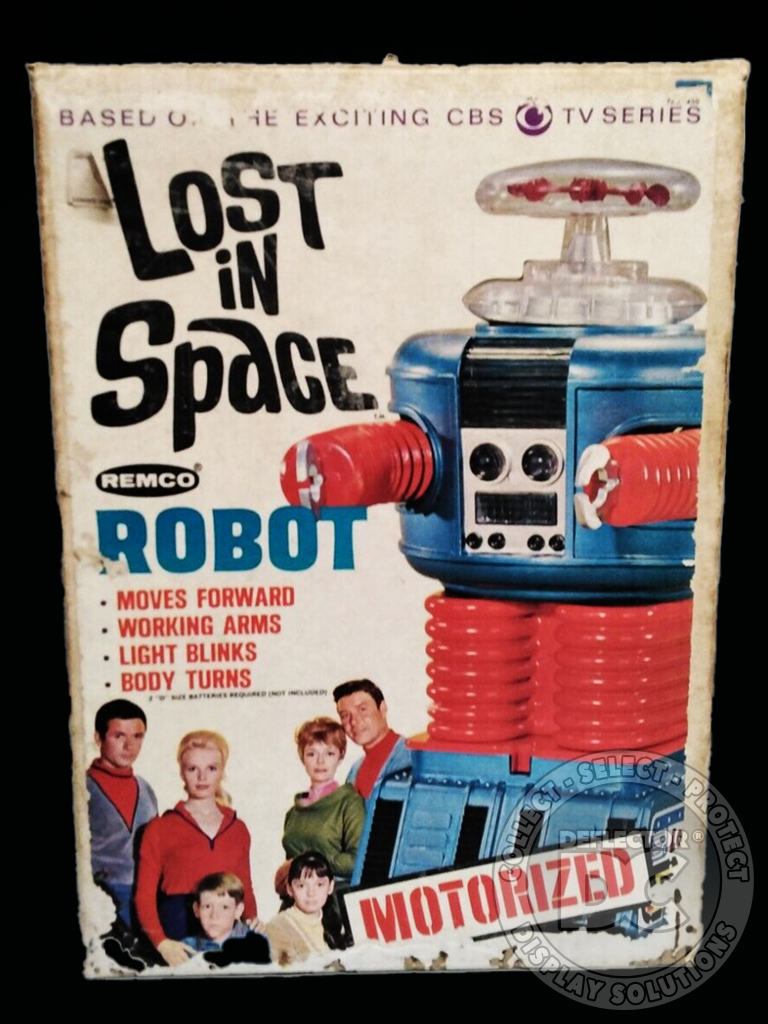 Lost In Space Motorized Robot Figure Display Case