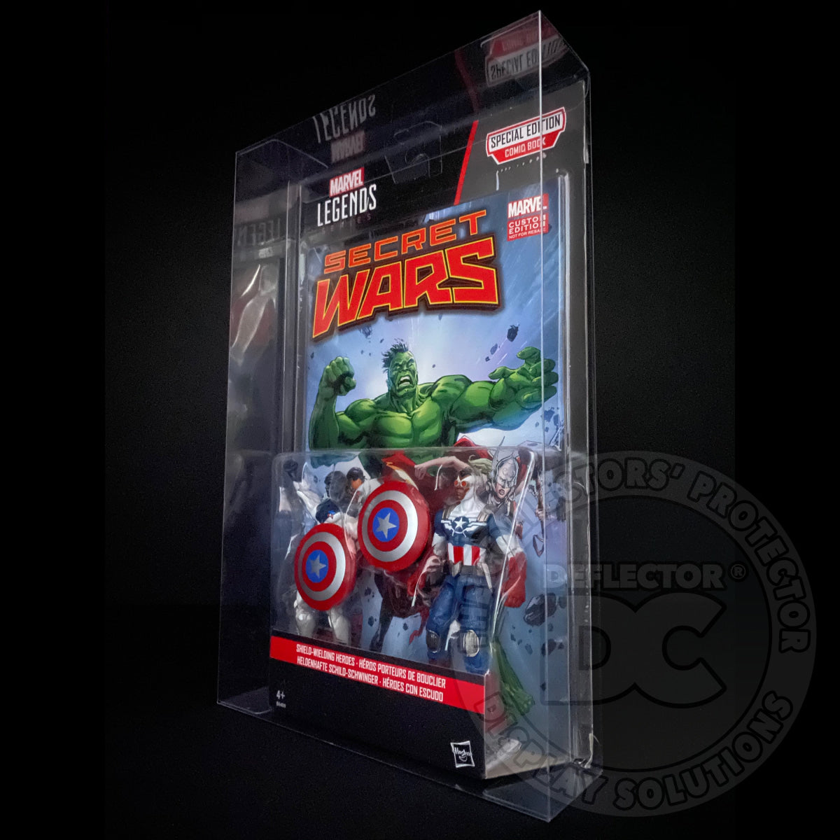 Marvel Legends Series Comic Book 2 Pack Figure Display Case