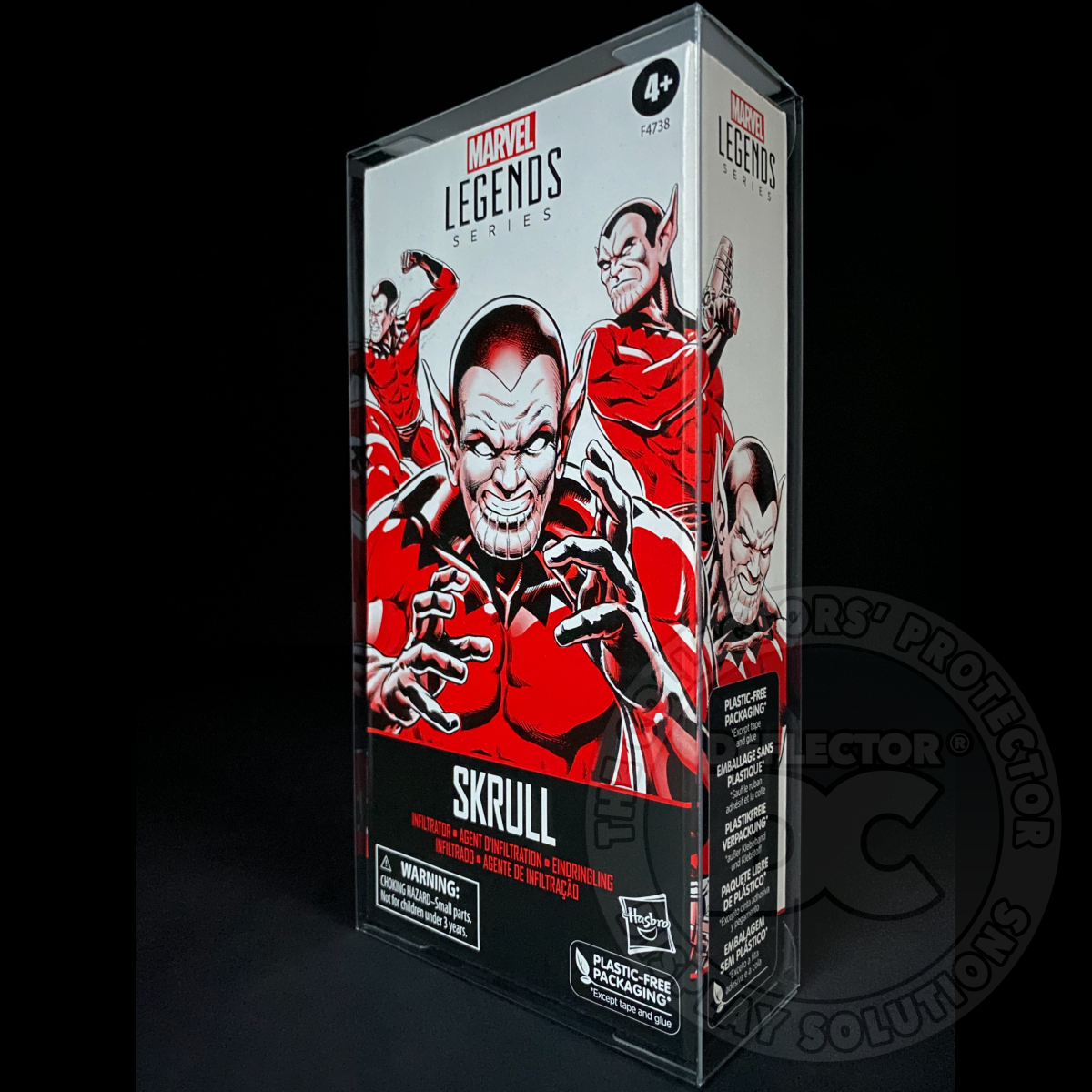 Marvel Legends Series Skrull Figure Folding Display Case