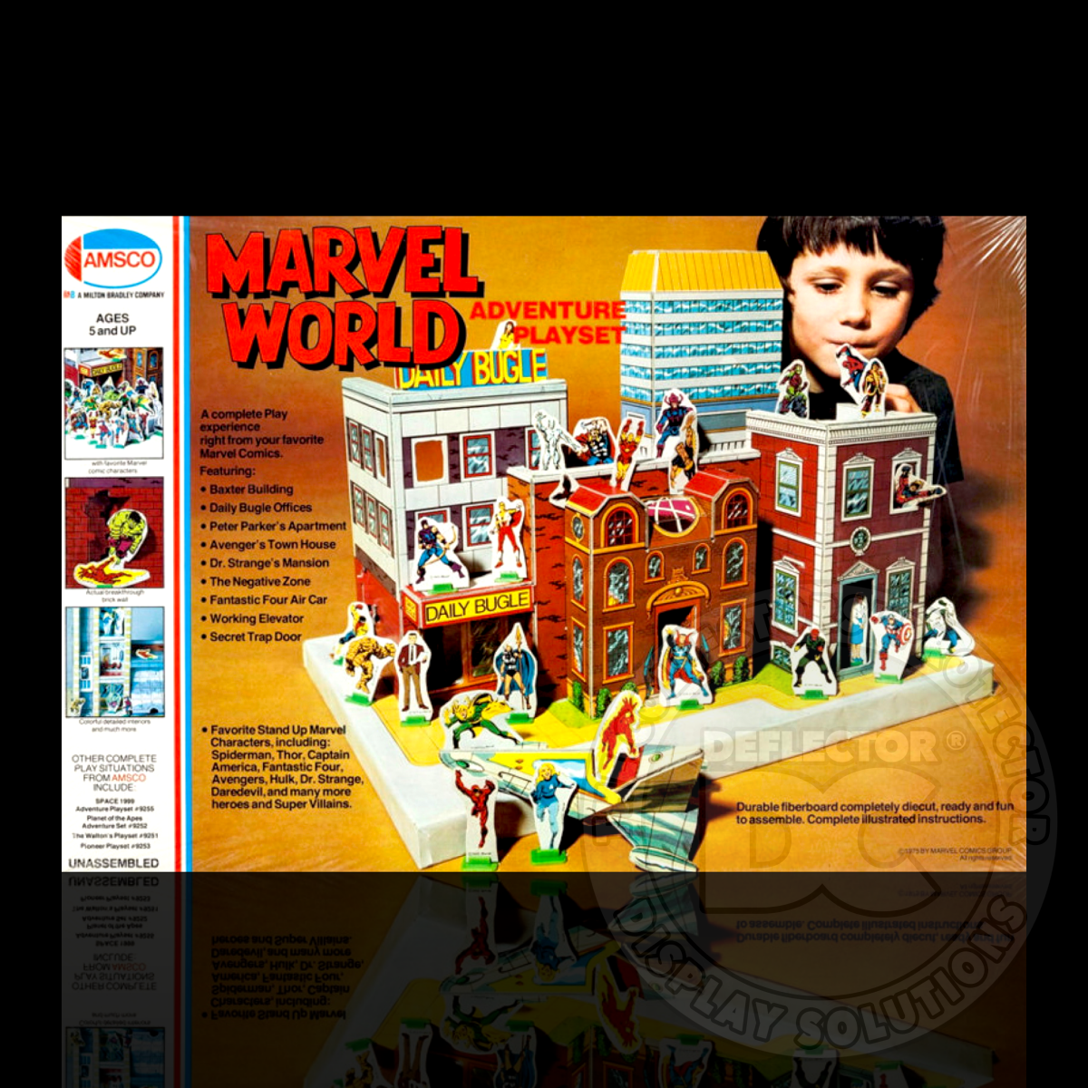 Marvel World Adventure Playset (AMSCO) Display Case