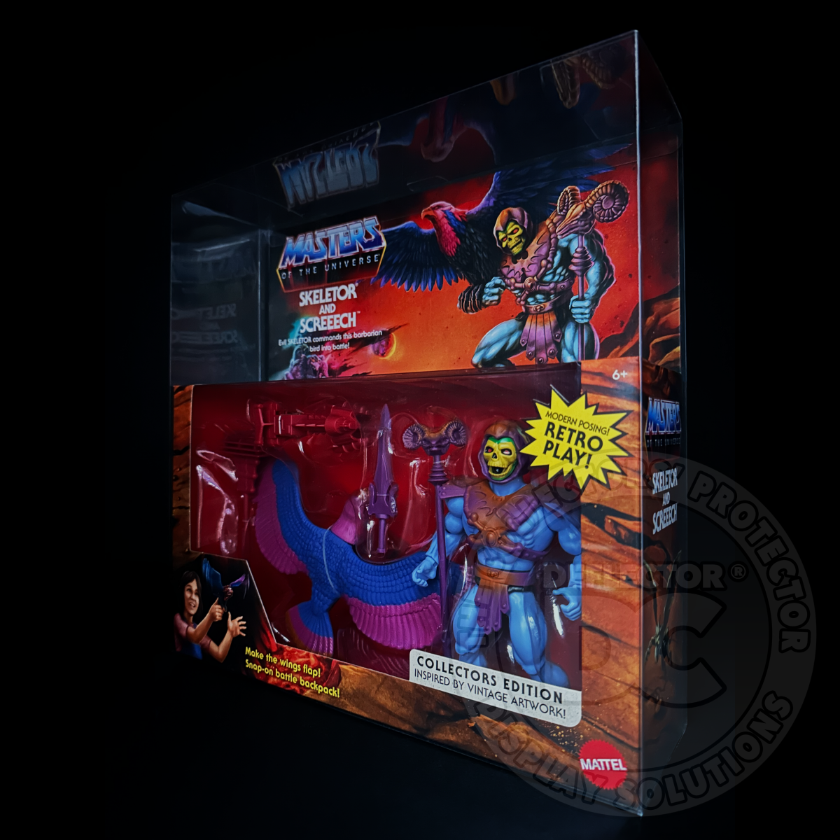 Masters Of The Universe Origins Skeletor and Screeech Figure