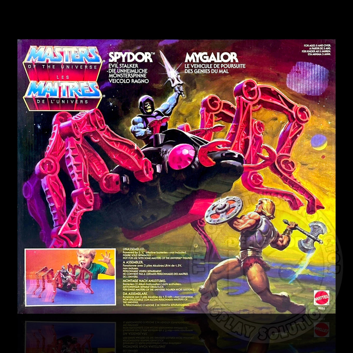 Masters Of The Universe Spydor Evil Stalker Display Case