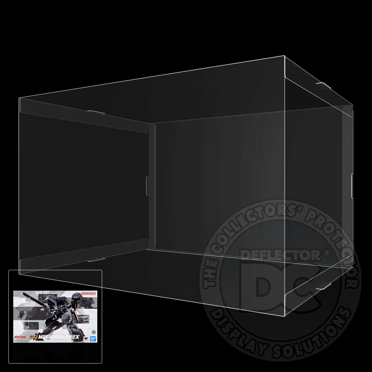 Metal Gear Solid Chogokin Metal Gear Rex Figure Display Case