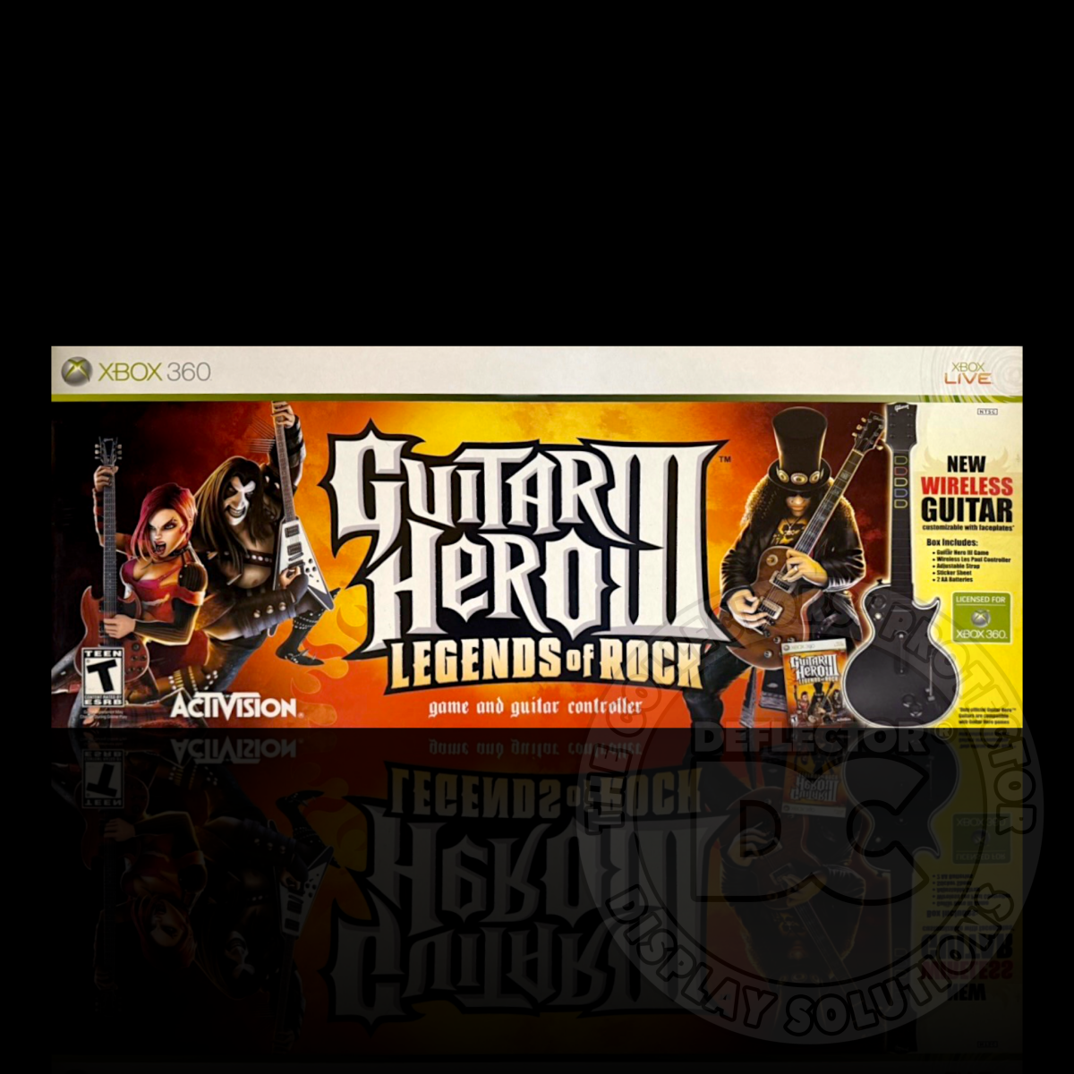 Microsoft Xbox 360 Guitar Hero 3 Legends of Rock Display
