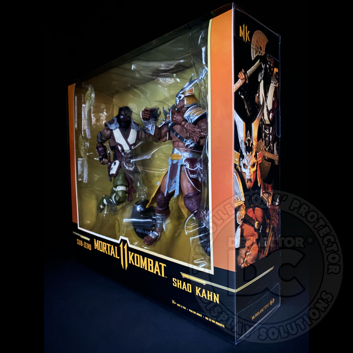Mortal Kombat II 2 Pack Figure Folding Display Case